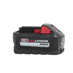 Power Tool Batteries Milwaukee M18 18-Volt Lithium-Ion High Output Battery Pack 6.0Ah