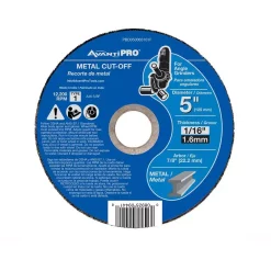 Abrasives Avanti Pro 5 In. X 1/16 In. X 7/8 In. Thin Kerf Metal Cut-Off Disc (25-Pack)