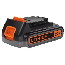 Power Tool Batteries BLACK+DECKER 20-Volt MAX Lithium-Ion Battery Pack 2.0Ah
