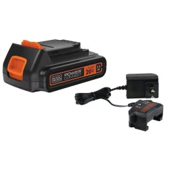 Power Tool Batteries BLACK+DECKER 20-Volt Max Lithium Ion Battery And Charger