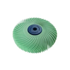 Abrasives Dedeco Sunburst 3 In. 6-Ply Radial Discs 1/4 In. 1 Mic U-Fine Arbor Thermoplastic Cleaning And Polishing Tool