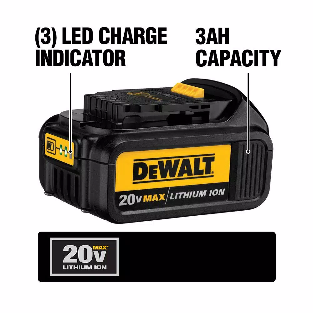 Power Tool Batteries DEWALT 20-Volt MAX Premium Lithium-Ion 3.0Ah Battery Pack (10-Pack) - Image 2