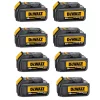 Power Tool Batteries DEWALT 20-Volt MAX Premium Lithium-Ion 3.0Ah Battery Pack (8-Pack)