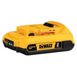 Power Tool Batteries DEWALT 20-Volt MAX Compact Lithium-Ion 2.0Ah Battery Pack