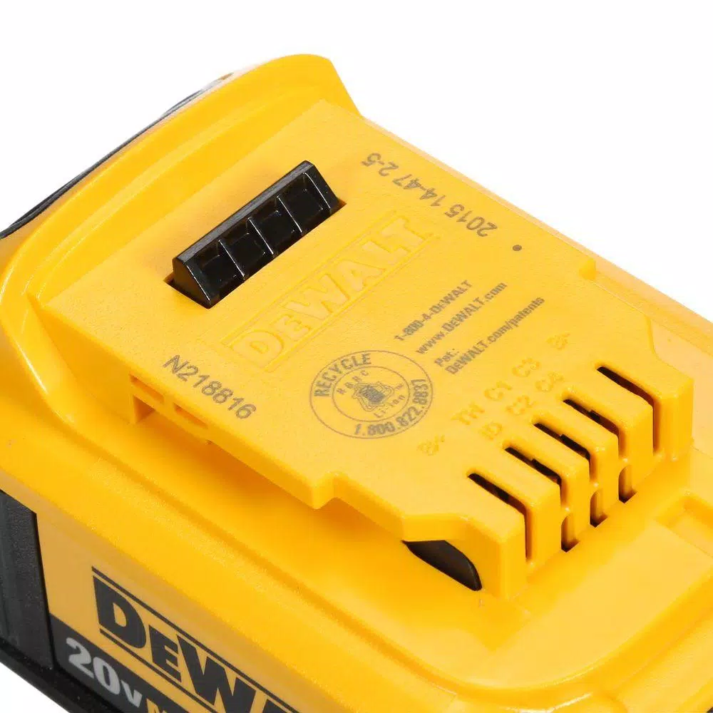 Power Tool Batteries DEWALT 20-Volt MAX Compact Lithium-Ion 2.0 Ah Battery Pack And 20-Volt MAX XR Lithium-Ion Battery Pack 4.0 Ah - Image 7