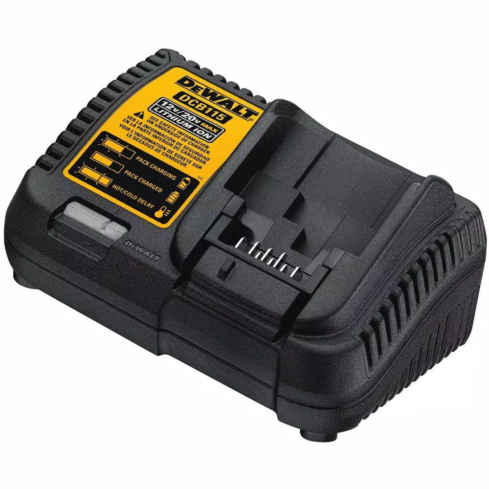 Power Tool Batteries DEWALT 20-Volt MAX XR Premium Lithium-Ion 5.0Ah Battery Pack (2-Pack), Charger & Kit Bag - Image 5