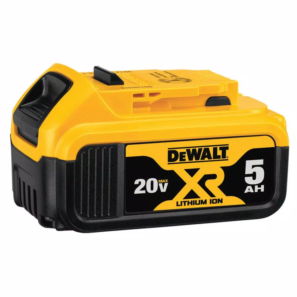 Power Tool Batteries DEWALT 20-Volt MAX XR Premium Lithium-Ion 5.0Ah Battery Pack (3-Pack), Charger & Kit Bag - Image 8