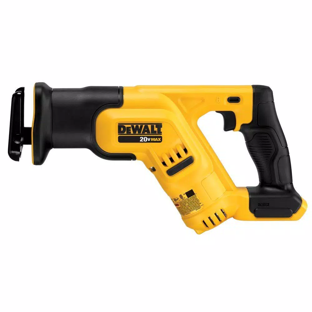 Power Tool Batteries DEWALT 20-Volt MAX Cordless Compact Reciprocating Saw With (2) 20-Volt Battery 5.0Ah & Brushless Drill - Image 7