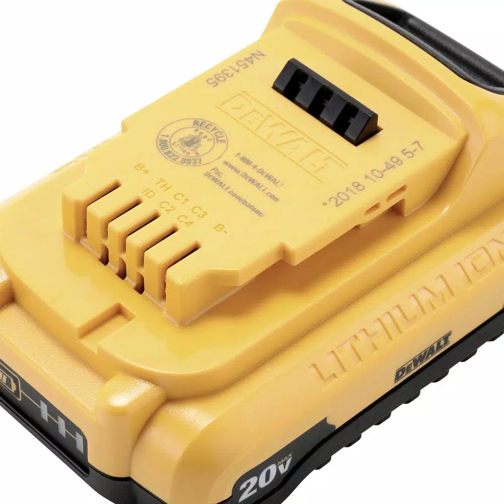 Power Tool Batteries DEWALT 20-Volt MAX Compact Lithium-Ion 3.0Ah Battery Pack (9-Pack) - Image 7