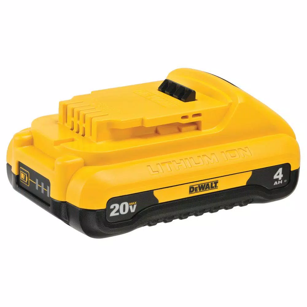 Power Tool Batteries DEWALT 20-Volt MAX Compact Lithium-Ion 4.0Ah Battery Pack - Image 8