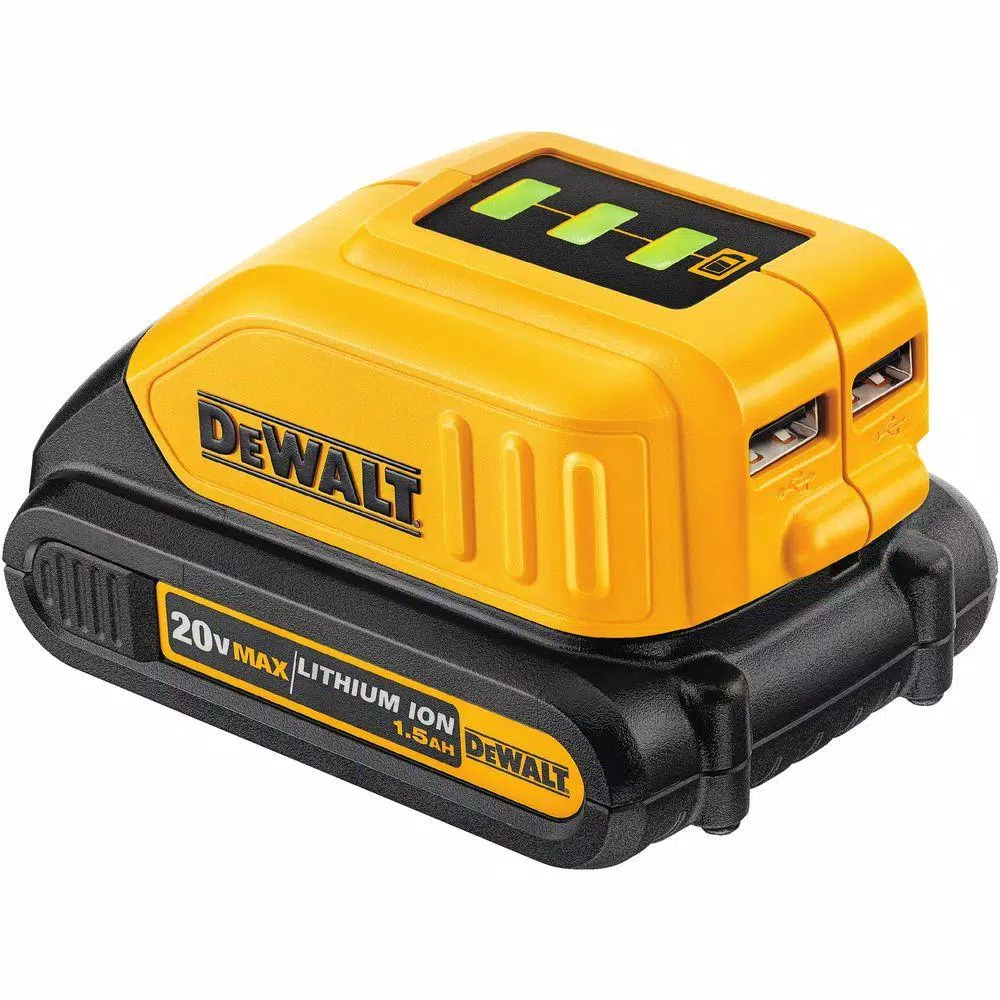 Power Tool Battery Chargers DEWALT 12-Volt/20-Volt Max USB Power Source - Image 3