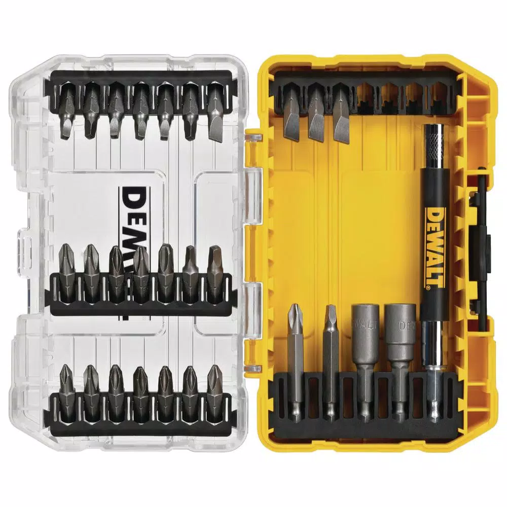 Drill Bits DEWALT Steel Screwdriving Bit Set With Tough Case (29-Piece) With Black And Gold Drill Bit Set (14-Piece) - Image 2