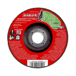 Abrasives DIABLO 4 In. X 1/8 In. X 5/8 In. Masonry Cutting Disc With Depressed Center