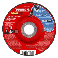 Abrasives DIABLO 4-1/2 In. X 1/8 In. X 7/8 In. Dual Metal Cutting And Grinding Disc With Type 27 Depressed Center (10-Pack)