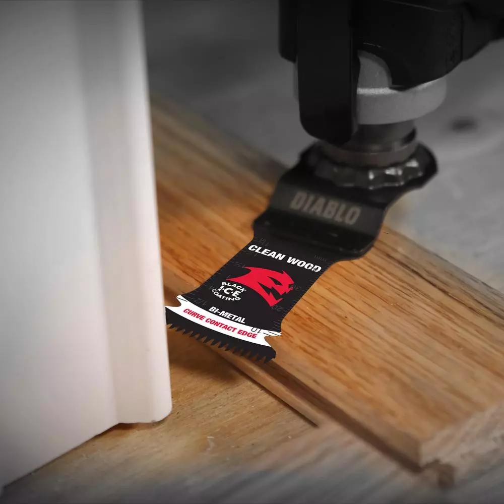 Oscillating Tool Attachments DIABLO 1-1/4 In. Universal Fit Bi-Metal Oscillating Blades For Clean Wood (3-Pack) - Image 4