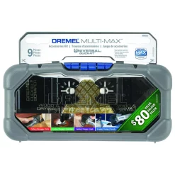 Oscillating Tool Attachments Dremel Multi-Max Oscillating Tool Cutting And Variety Accessory Kit For Wood, Metal, And Drywall (9 Pieces)