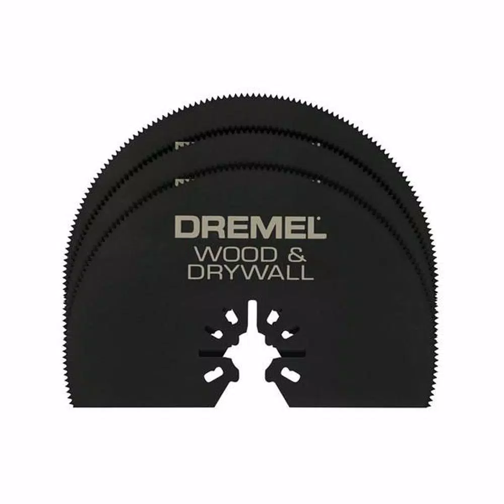 Oscillating Tool Attachments Dremel Multi-Max 3 In. Universal Oscillating Tool Wood And Drywall Saw Blade (3-Pack) - Image 4