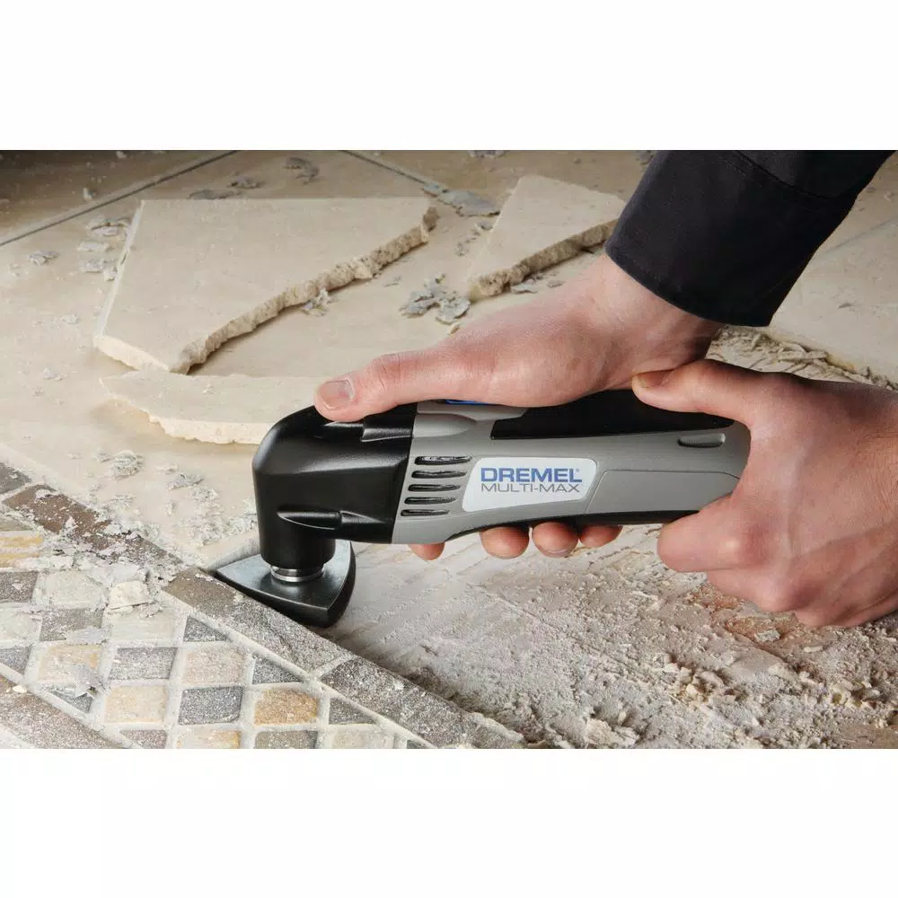 Oscillating Tool Attachments Dremel Multi-Max 3.5 In. 60-Grit Oscillating Tool Diamond Sand Paper For Masonry, Stone, Mortar, And Cement - Image 3