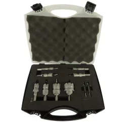 Drill Bits Drill America Carbide Tipped Hole Cutter Set With 1 In. Depth Of Cut (8-Pieces)