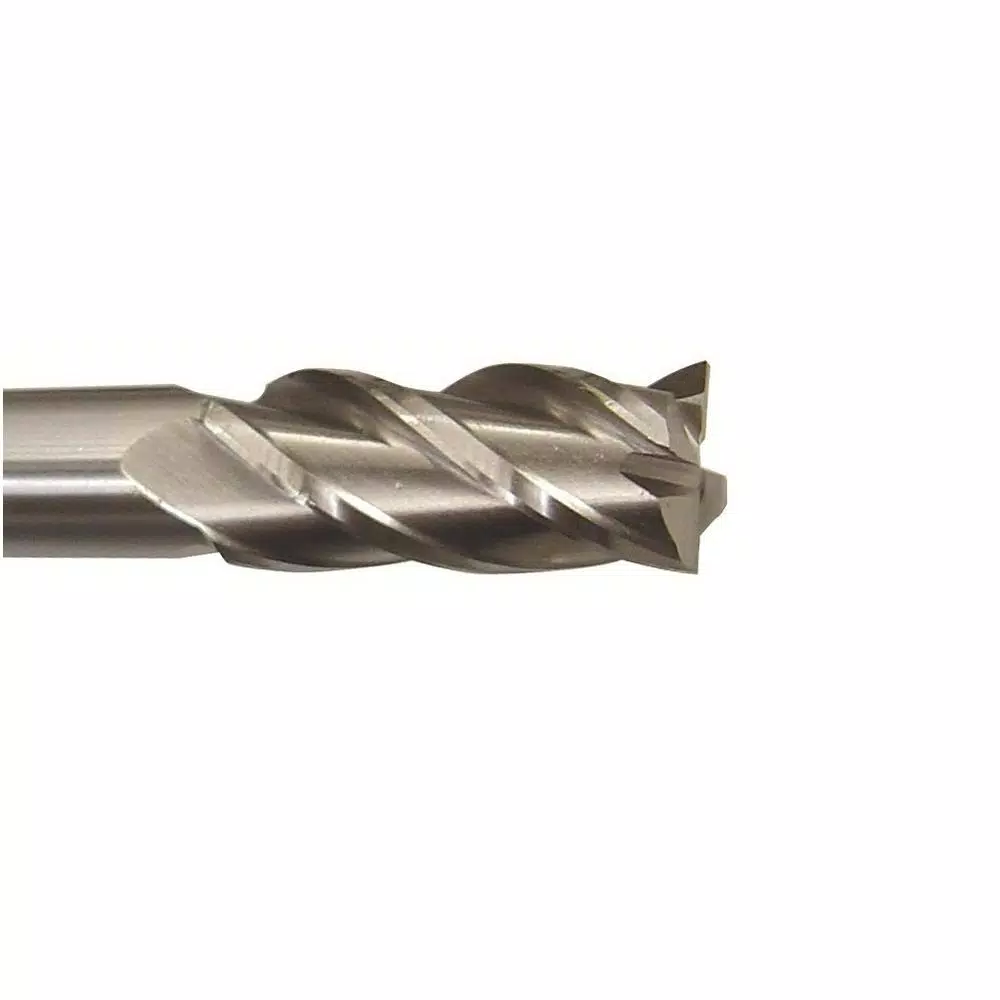 Drill Bits Drill America 5/16 In. X 3/8 In. Shank High Speed Steel Long End Mill Specialty Bit With 4-Flute - Image 3