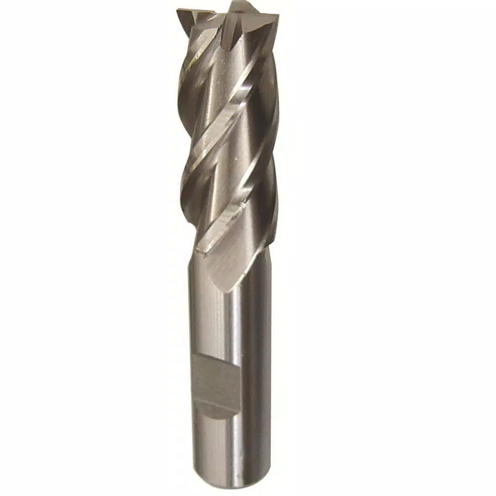 Drill Bits Drill America 5/16 In. X 3/8 In. Shank High Speed Steel Long End Mill Specialty Bit With 4-Flute