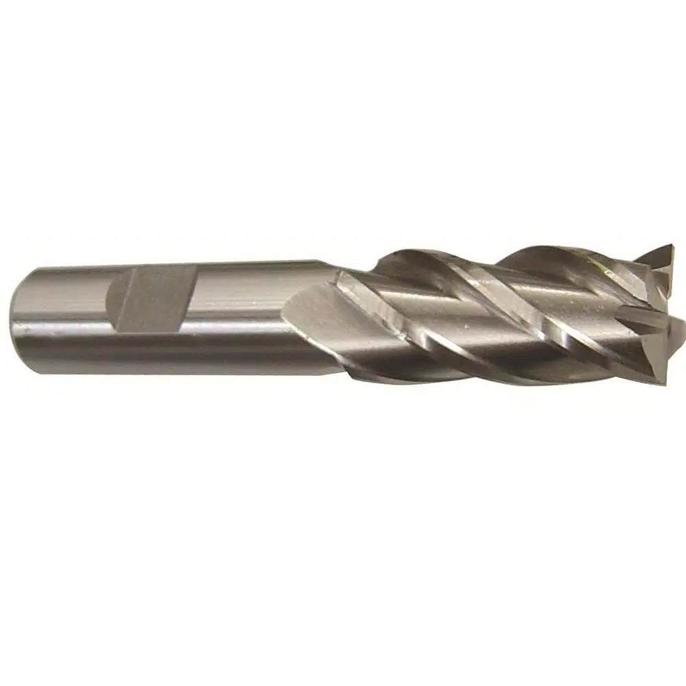 Drill Bits Drill America 5/16 In. X 3/8 In. Shank High Speed Steel Long End Mill Specialty Bit With 4-Flute - Image 2