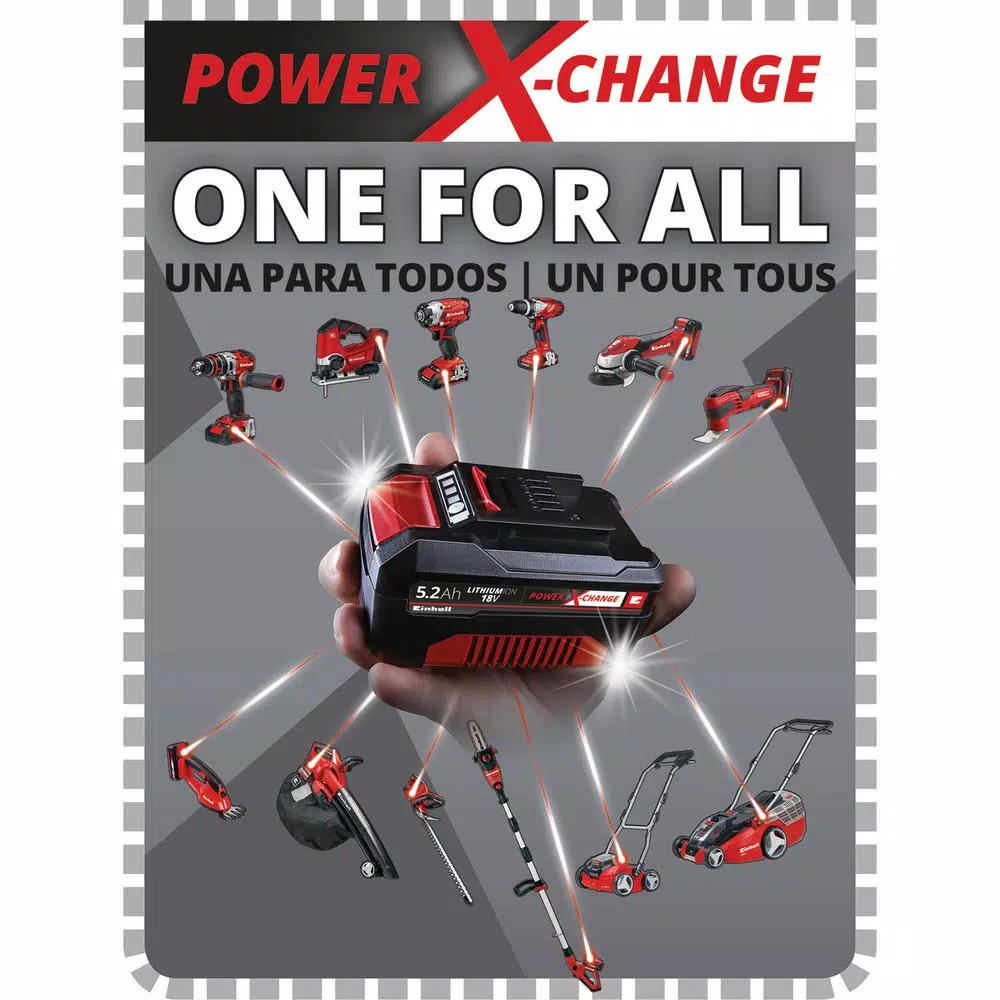 Power Tool Battery Chargers Einhell Power X-Change 18-Volt 3-Amp Fast Battery Charger - Image 3