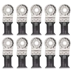 Oscillating Tool Attachments FEIN 1-3/8 In. E-Cut Standard Saw Blade Starlock (10-Pack)