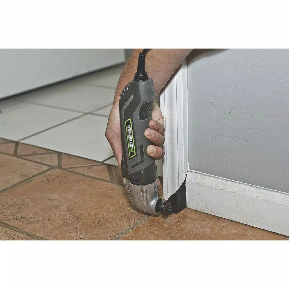 Oscillating Tool Attachments Genesis Universal 2-5/8 In. Quick-Fit 2-5/8 In. Oscillating Multi-Tool Quick-Release Wide Flush Cut Blade - Image 2