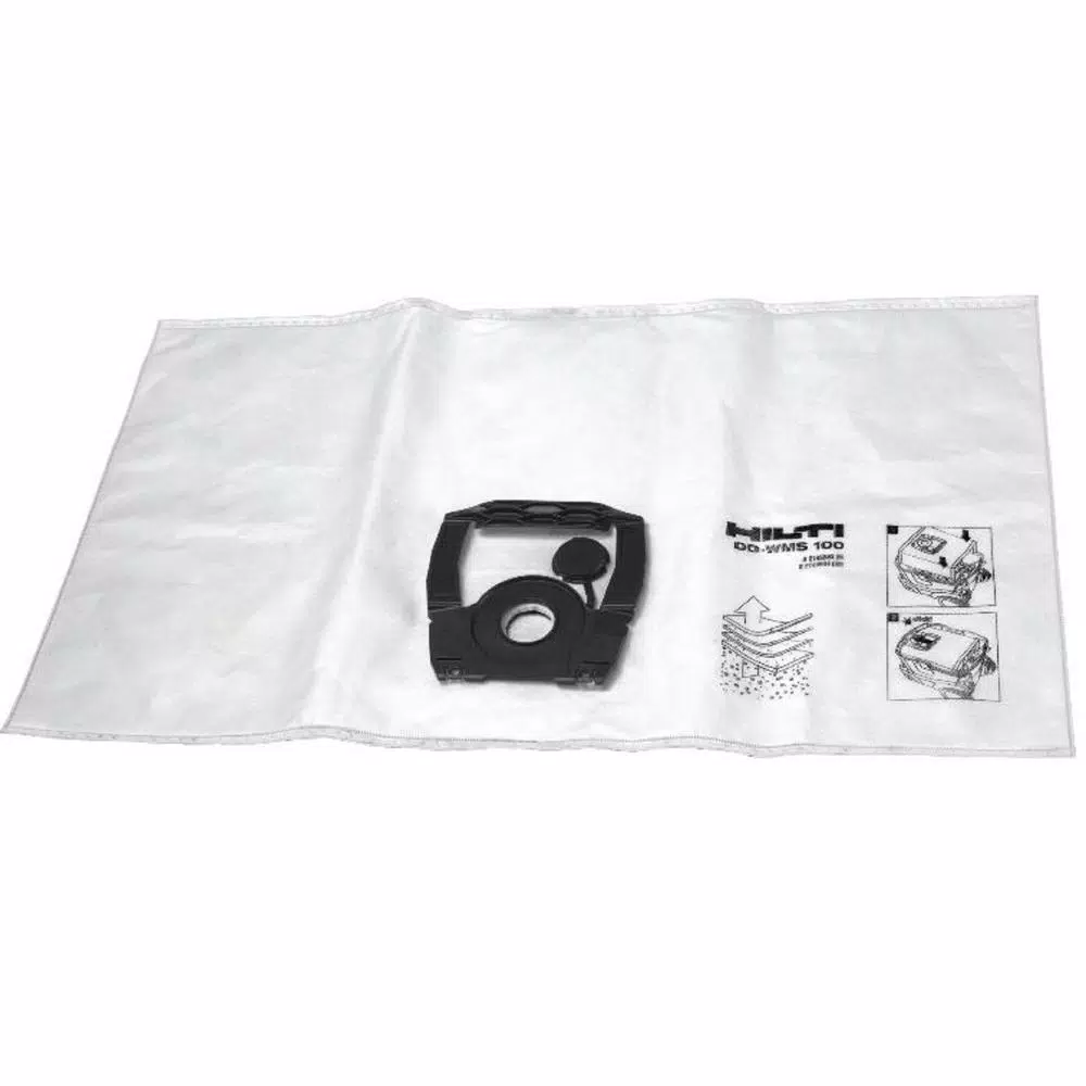 Specialty Power Tool Accessories Hilti WMS-100 Large Water Management System Filtration Bag (5-Pack) - Image 2