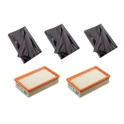 Specialty Power Tool Accessories Hilti Standard Dry Maintenance Pack For VC 150-6 Vacuum With Standard Filters And Plastic Bags (17-Pieces)