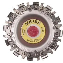 Abrasives King Arthur’s Tools 3.5 In. 12-Teeth Steel Chainsaw Blade For Woodcarving