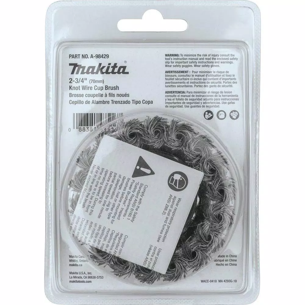 Abrasives Makita 2-3/4 In. X 5/8 In.-11 Knot Wire Cup Brush - Image 3