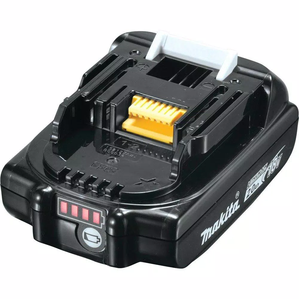 Power Tool Batteries Makita 18-Volt LXT Lithium-Ion Compact Battery Pack 2.0Ah With Fuel Gauge - Image 3
