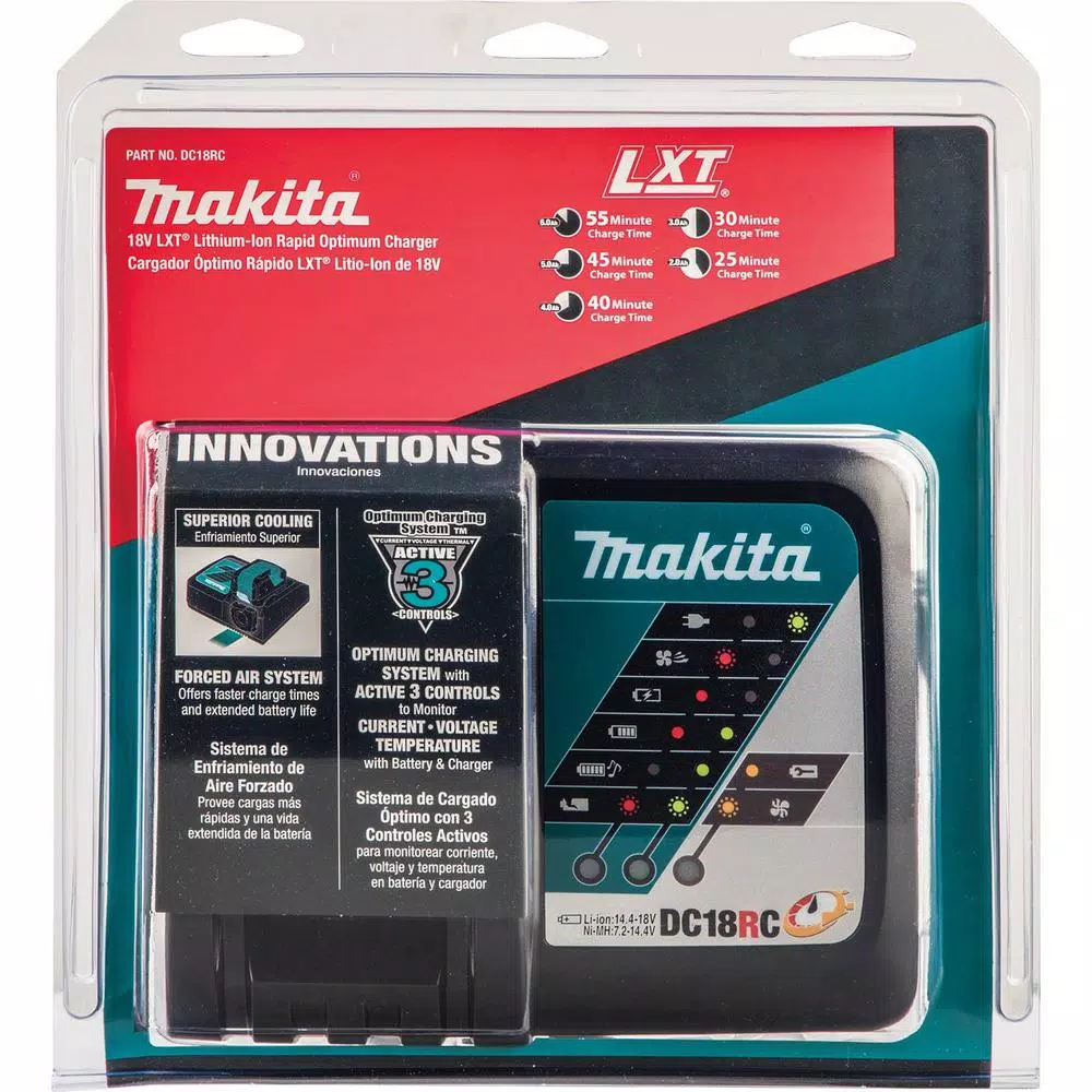 Power Tool Batteries Makita 18-Volt LXT 4.0 Ah Battery And Rapid Optimum Charger Starter Pack With Bonus 18V LXT 5 In. Random Orbit Sander - Image 13