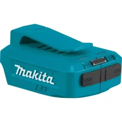 Power Tool Battery Chargers Makita 18-Volt LXT Lithium-Ion Cordless Power Source With 2 USB Ports