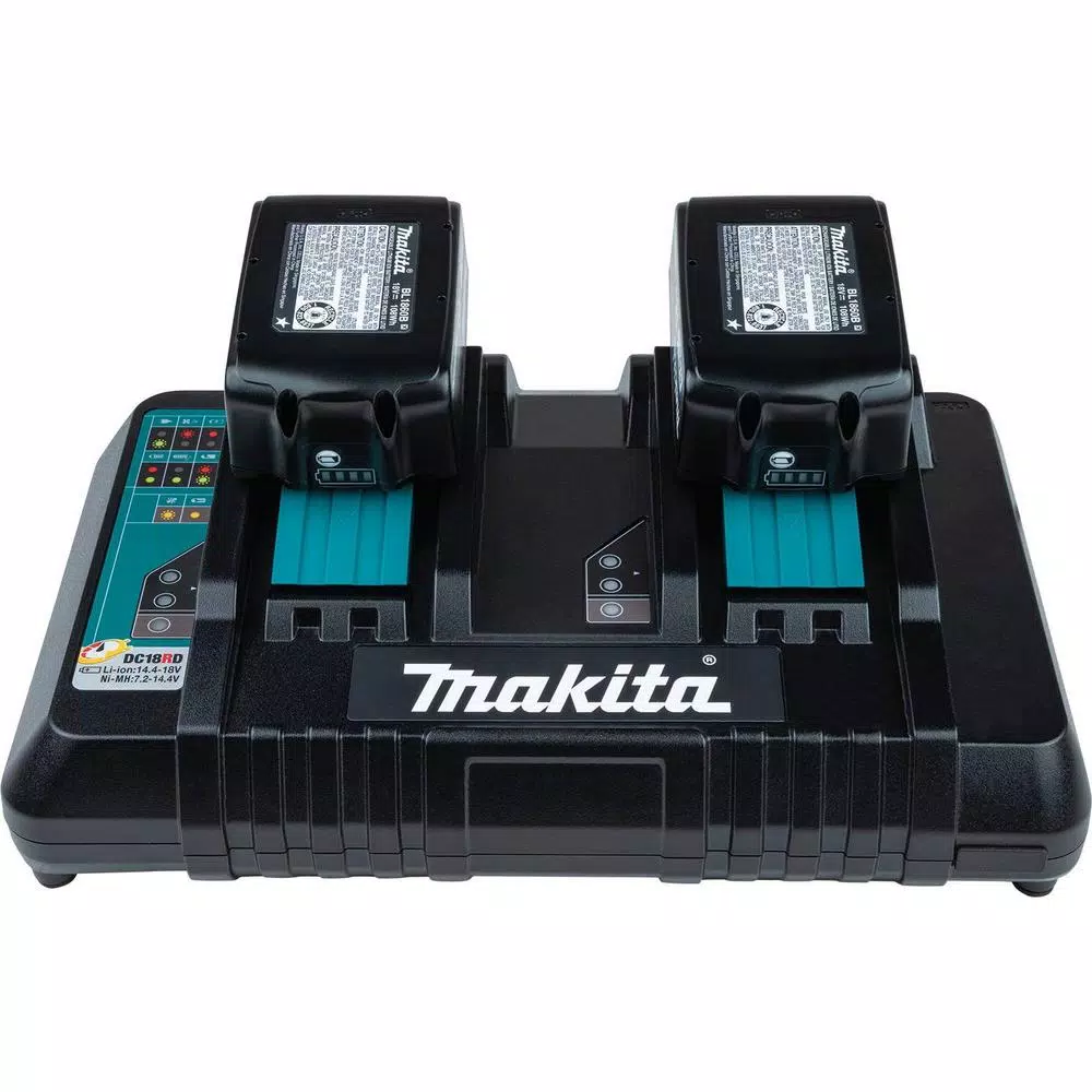 Power Tool Battery Chargers Makita 18-Volt Lithium-Ion Dual Port Rapid Optimum Charger - Image 7