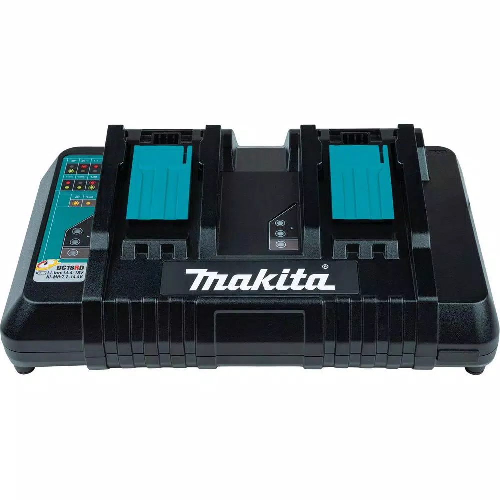 Power Tool Battery Chargers Makita 18-Volt Lithium-Ion Dual Port Rapid Optimum Charger - Image 9