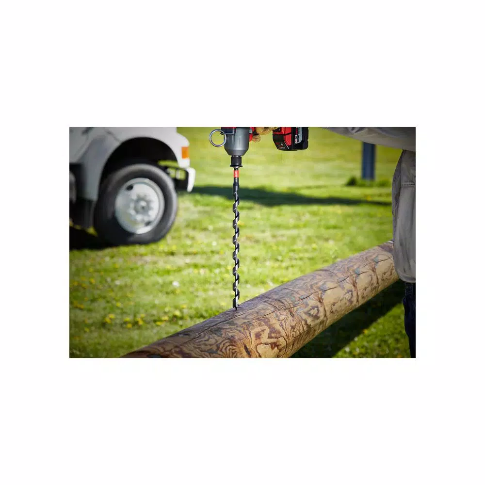 Drill Bits Milwaukee 13/16 In. X 24 In. Shockwave Lineman’s Impact Auger Bit - Image 3