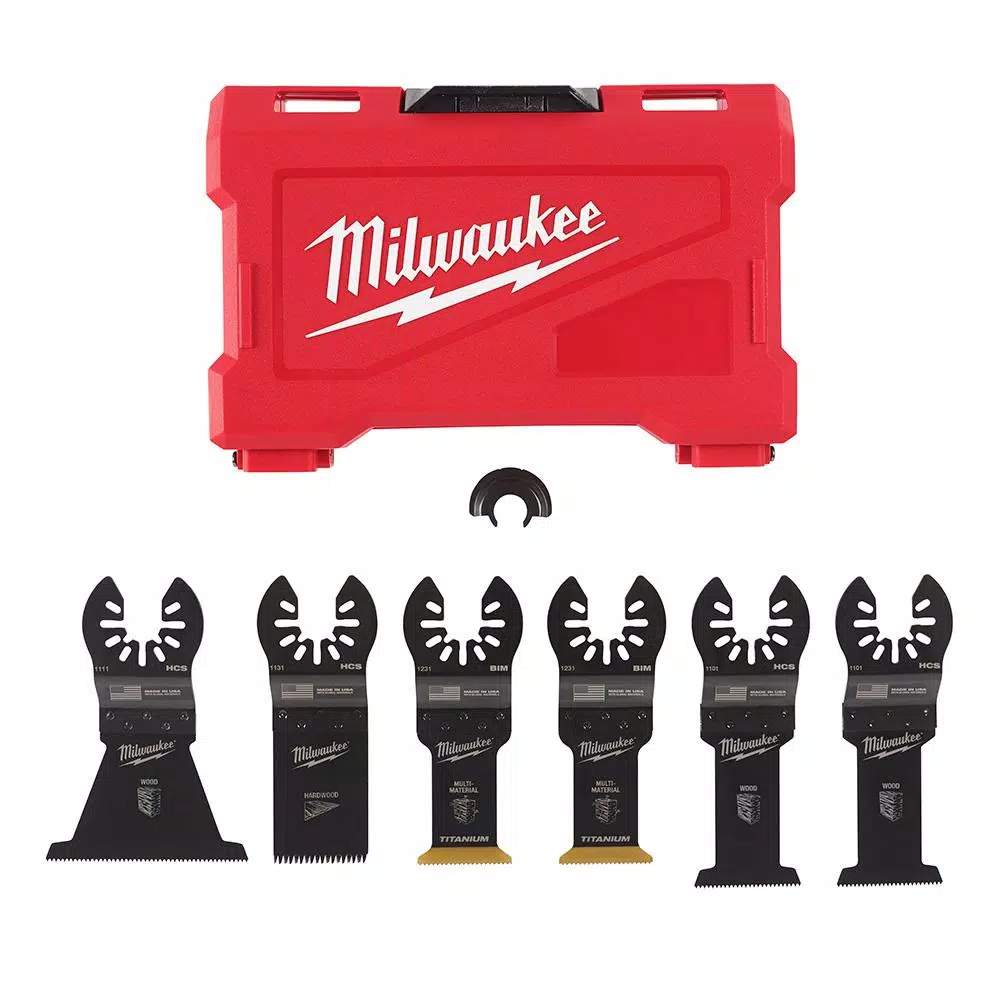 Oscillating Tool Attachments Milwaukee Oscillating Multi-Tool Blade Kit (6-Piece)