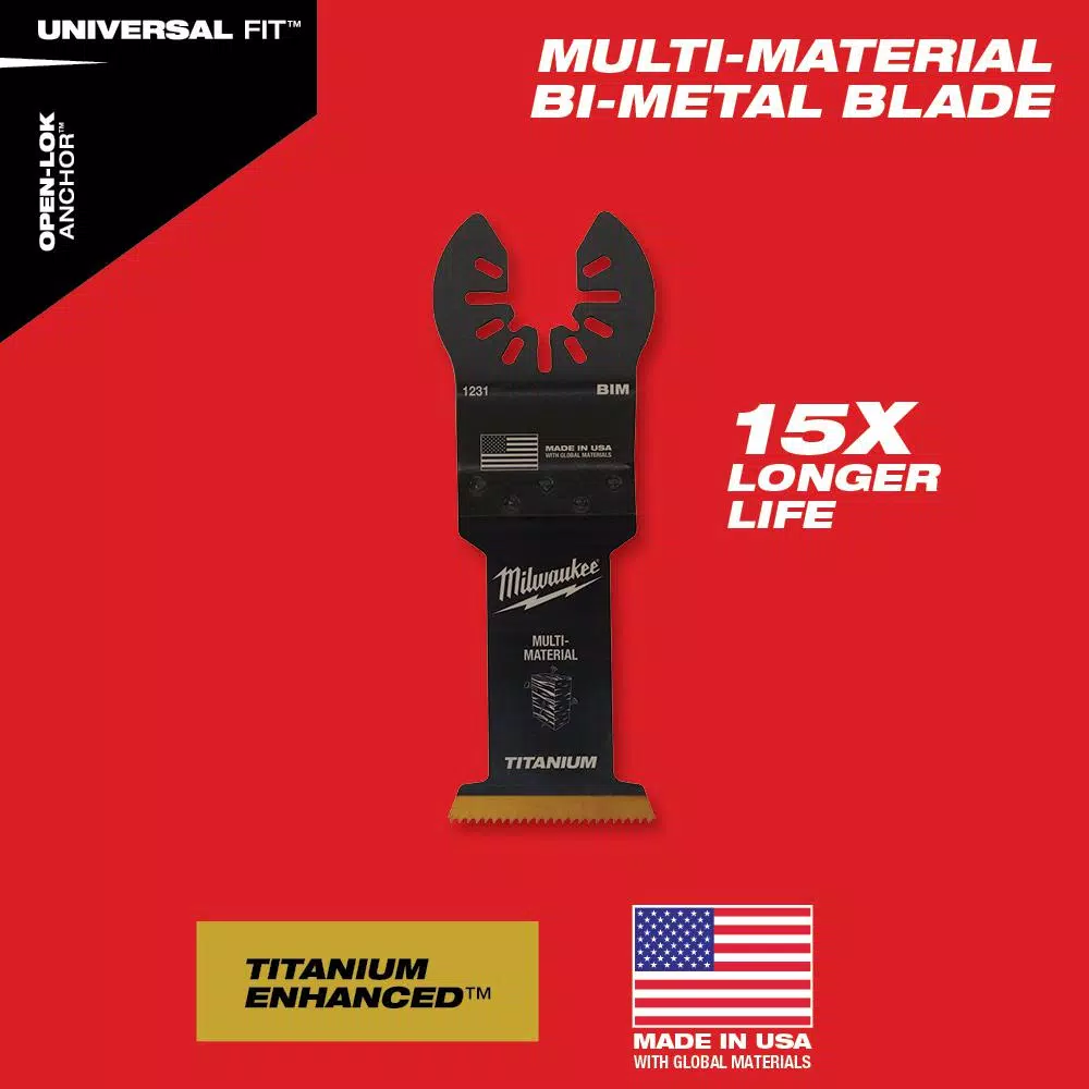 Oscillating Tool Attachments Milwaukee Oscillating Multi-Tool Blade Kit (6-Piece) - Image 7