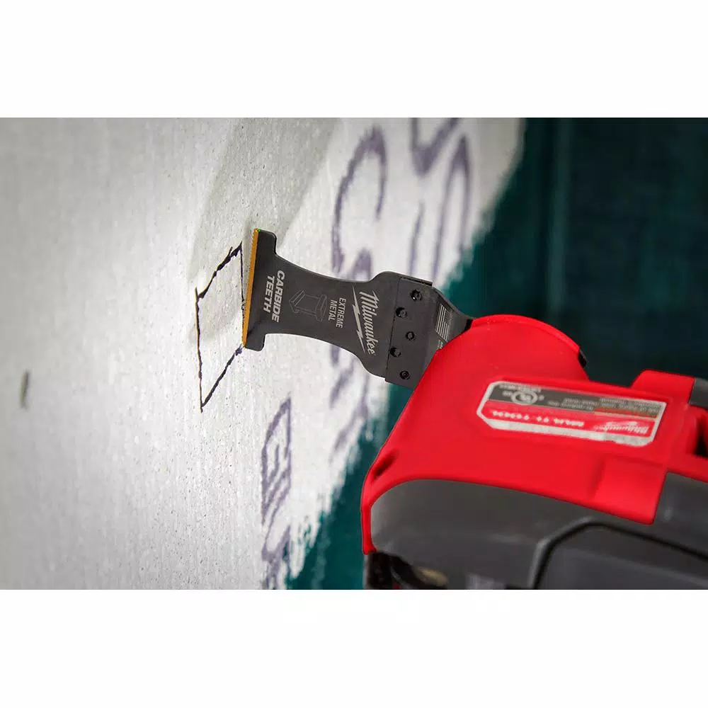 Oscillating Tool Attachments Milwaukee 1-3/8 In. Carbide Universal Fit Extreme Metal Cutting Oscillating Multi-Tool Blade (5-Pack) - Image 10