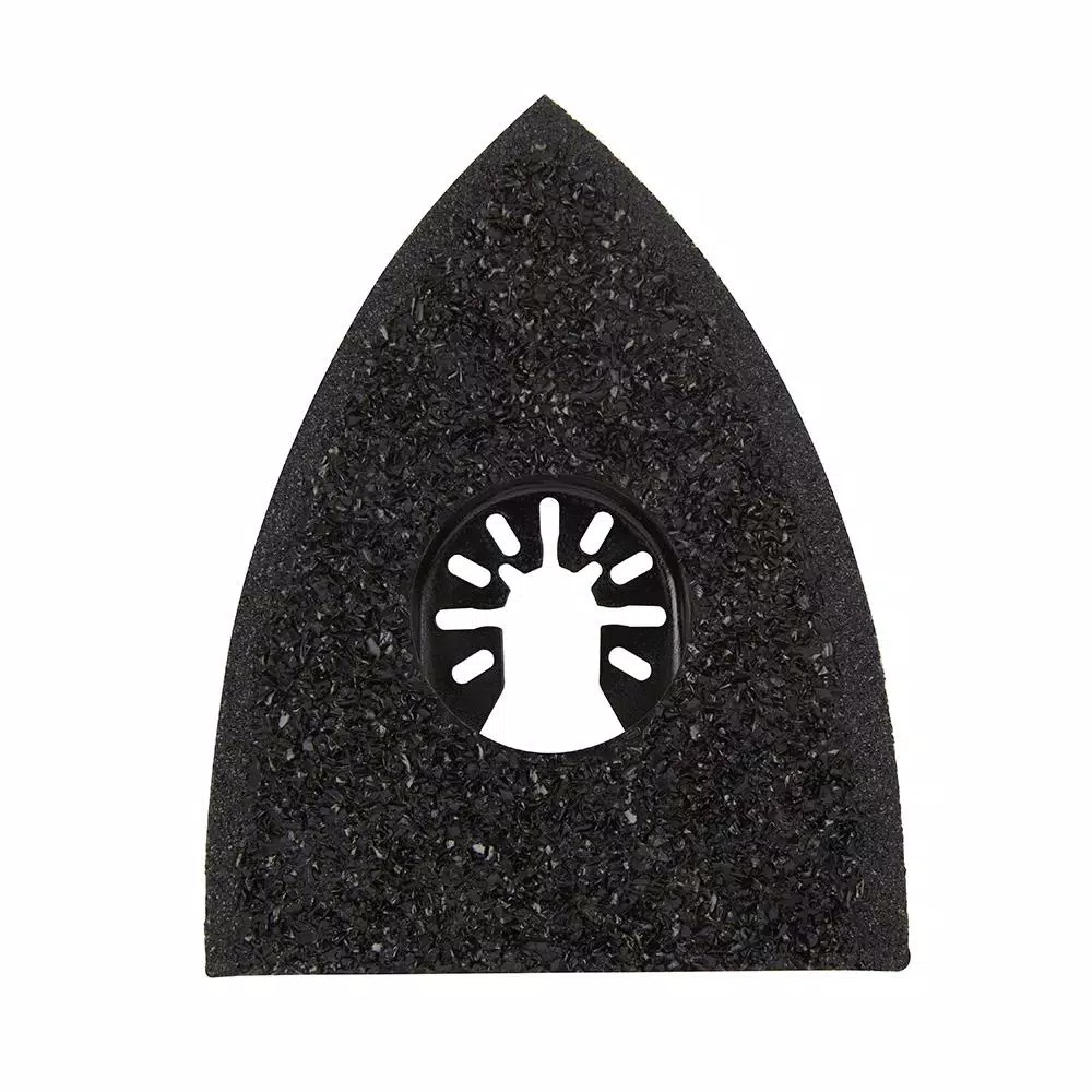 Oscillating Tool Attachments Milwaukee 3 In. Bi-Metal Universal Fit Hybrid Carbide Grit 2-in-1 Blade For Tile Work Oscillating Multi-Tool Blade (1-Piece) - Image 5