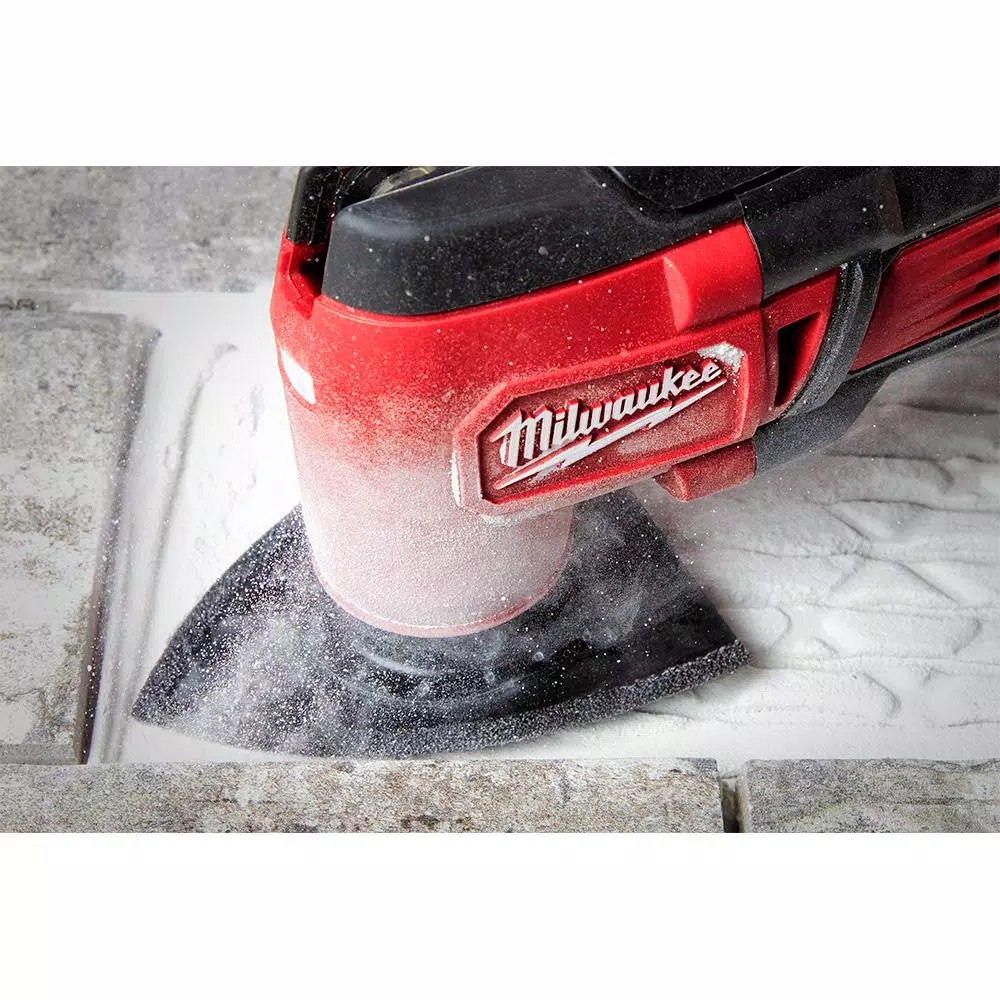 Oscillating Tool Attachments Milwaukee 3 In. Bi-Metal Universal Fit Hybrid Carbide Grit 2-in-1 Blade For Tile Work Oscillating Multi-Tool Blade (1-Piece) - Image 6