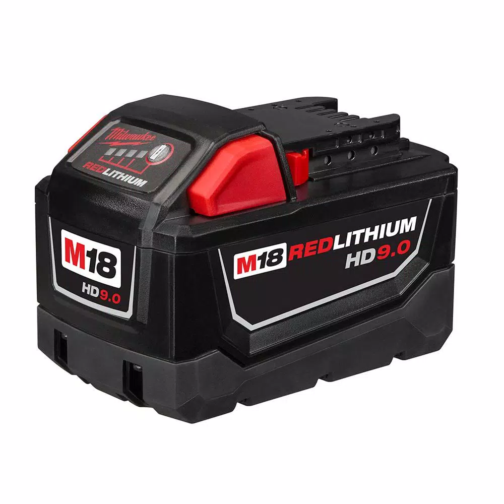 Power Tool Batteries Milwaukee M18 18-Volt Lithium-Ion High Demand Battery Pack 9.0Ah And Charger Starter Kit - Image 3
