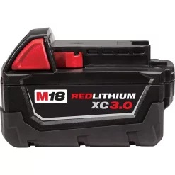 Power Tool Batteries Milwaukee M18 18-Volt Lithium-Ion XC Extended Capacity Battery Pack 3.0Ah