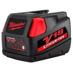 Power Tool Batteries Milwaukee V18 18-Volt Lithium-Ion Slide-Style Battery Pack 3.0Ah For Select Milwaukee V18 Tools
