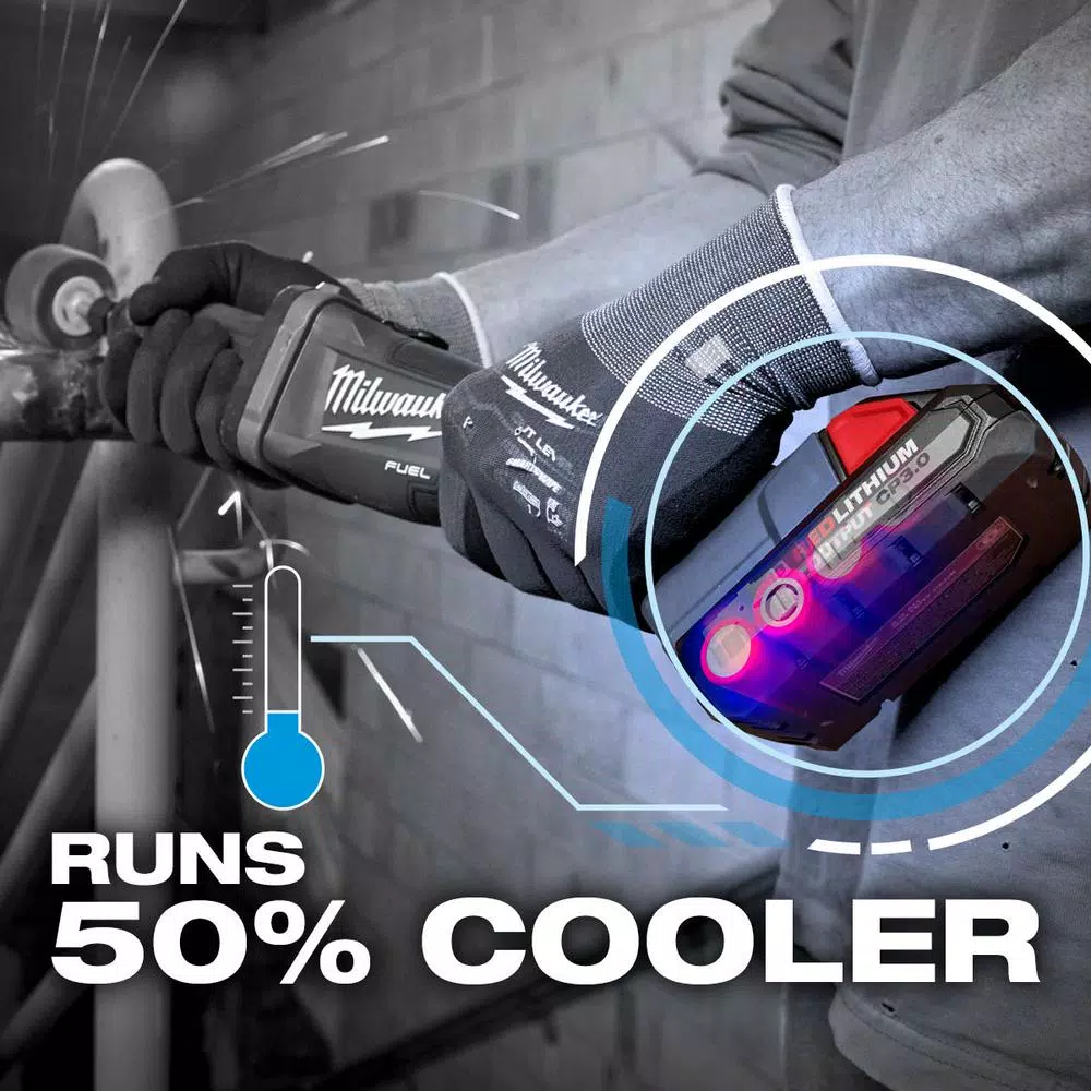 Power Tool Batteries Milwaukee M18 18-Volt Lithium-Ion HIGH OUTPUT CP 3.0 Ah Battery Pack - Image 5