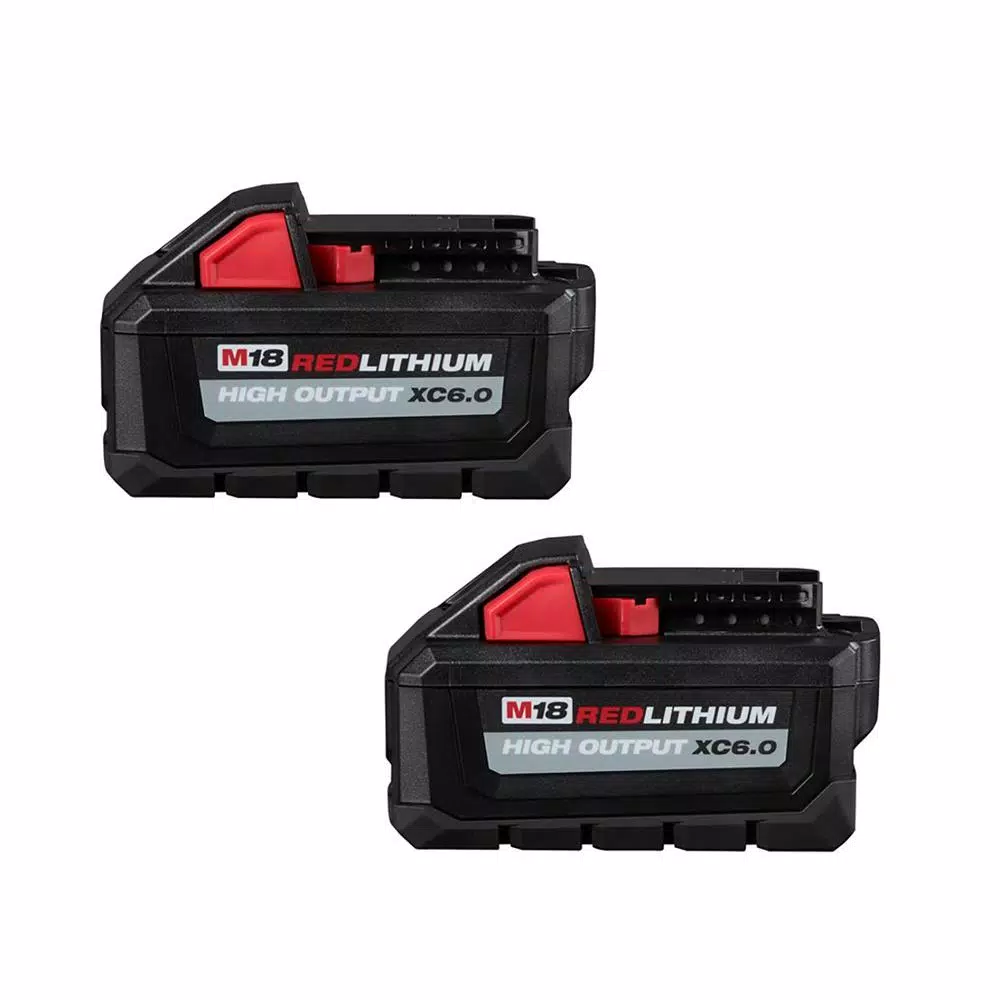 Power Tool Batteries Milwaukee M18 18-Volt Lithium-Ion High Output 6.0Ah Battery Pack (4-Pack) - Image 9