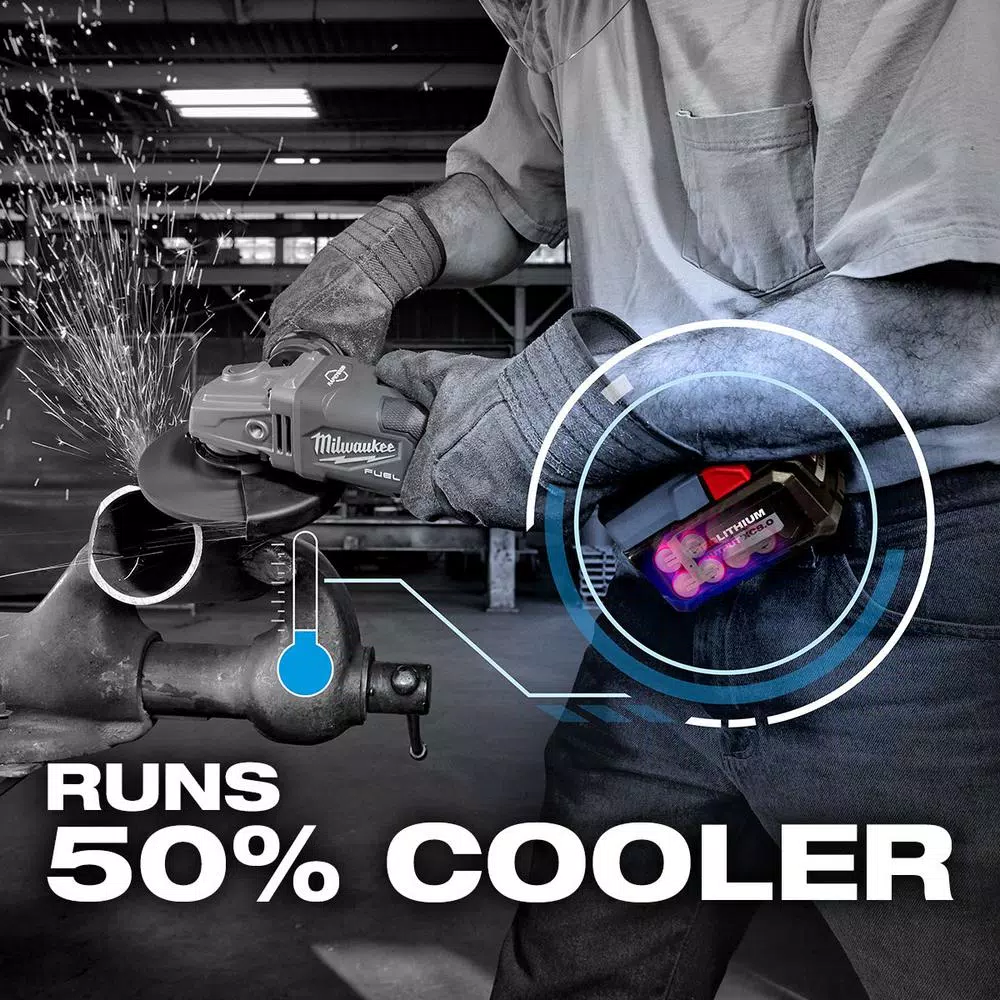 Power Tool Batteries Milwaukee M18 18-Volt Lithium-Ion HIGH OUTPUT XC 8.0 Ah Battery - Image 6